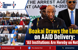 Boakai Draws the Line on AAID Delivery: ‘All Institutions Are Hereby on Notice’