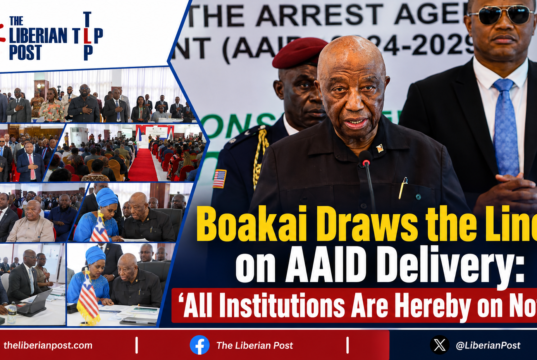 Boakai Draws the Line on AAID Delivery: ‘All Institutions Are Hereby on Notice’