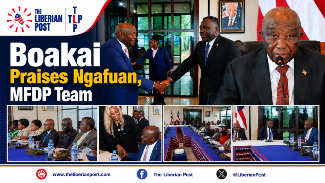 Boakai praises Ngafuan
