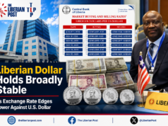 Liberian Dollar Holds Broadly Stable as Exchange Rate Edges Lower Against U.S. Dollar