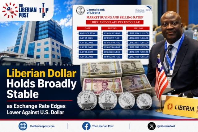 Central Bank of Liberia announces that the Liberian dollar remains stable