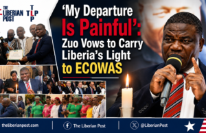 ‘My Departure Is Painful’: Zuo Vows to Carry Liberia’s Light to ECOWAS
