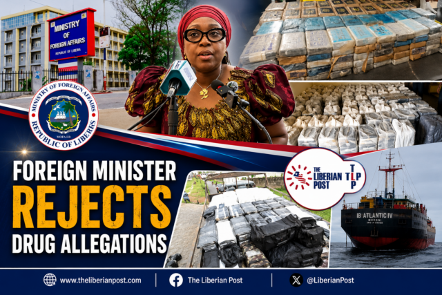 Foreign Minister Nyanti said her Ministry is never involved in drug trafficking