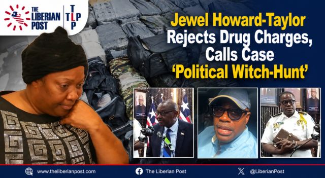 Jewel Howard-Taylor Rejects Drug Charges