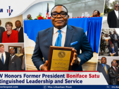 LCA-DMV Honors Former President Boniface Satu for Distinguished Leadership and Service