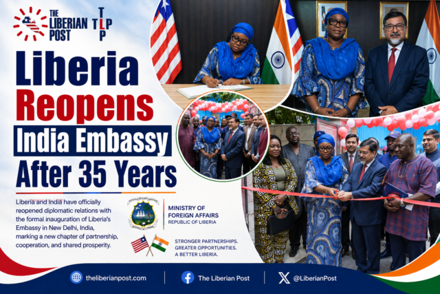 Liberia opens embassy in New Delhi