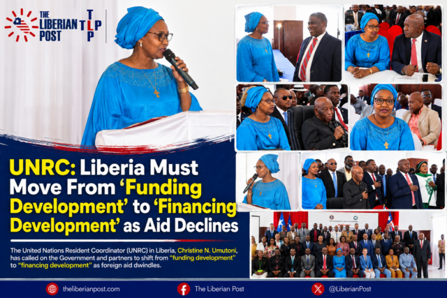 Liberia urged to move from funding developing to financing development