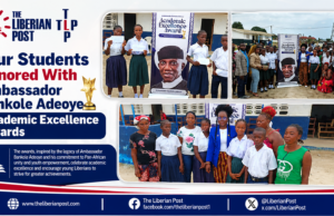 4 Students Honored with Ambassador Bankole Adeoye Academic Excellence Awards