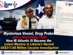 Mysterious Vessel, Drug Probe and a Vanishing Trail: How IB Atlantic IV Became the Latest Mystery in Liberia’s Record US$317.68 Million Cocaine Investigation