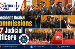 President Boakai Commissions 17 Judicial Officers, Calls for Integrity, Accountability and Stronger Rule of Law