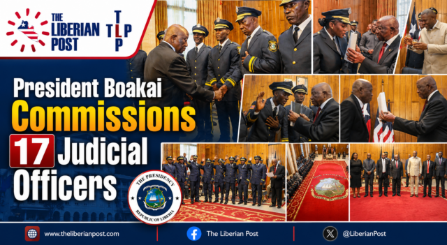 President Boakai Commissions 17 Judicial Officers