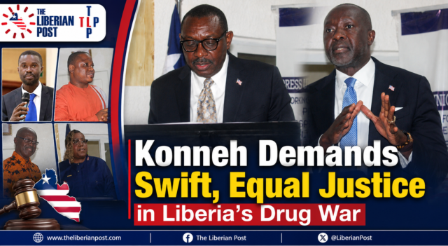 Sen. Konneh demands swift prosecution in drug investigation
