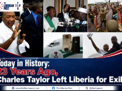 Today in History: 23 Years Ago, Charles Taylor Left Liberia for Exile, Ending a Turbulent Presidency