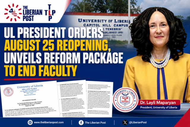 UL President Layli Maparyan wants the institution reopen on August 25th