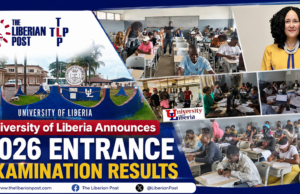 University of Liberia Announces 2026 Entrance Examination Results; More Than 4,200 Candidates Qualify for Admission