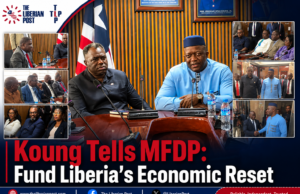 Koung Tells MFDP: Fund Liberia’s Economic Reset