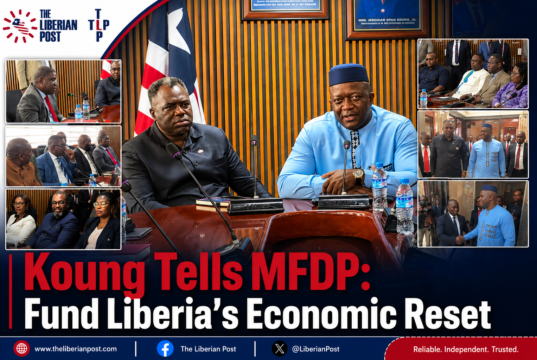 Koung Tells MFDP: Fund Liberia’s Economic Reset