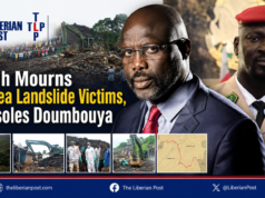 Weah Mourns Guinea Landslide Victims, Consoles Doumbouya
