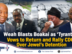 Weah Blasts Boakai as ‘Tyrant,’ Vows to Return and Rally CDC Over Jewel’s Detention