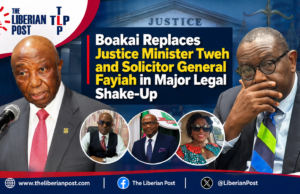 Boakai Replaces Justice Minister Tweh and Solicitor General Fayiah in Major Legal Shake-Up