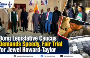 Bong Legislative Caucus Demands Speedy, Fair Trial for Jewel Howard-Taylor