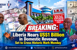 BREAKING: Liberia Nears US$1 Billion in Domestic Revenue, Set to Cross Historic Mark Monday