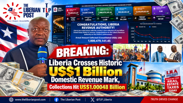Liberia crosses one-billion-dollar mark