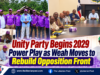 Unity Party Begins 2029 Power Play as Weah Moves to Rebuild Opposition Front
